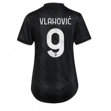 Juventus Dusan Vlahovic #9 Bortatröja Dam 2022-23 Korta ärmar